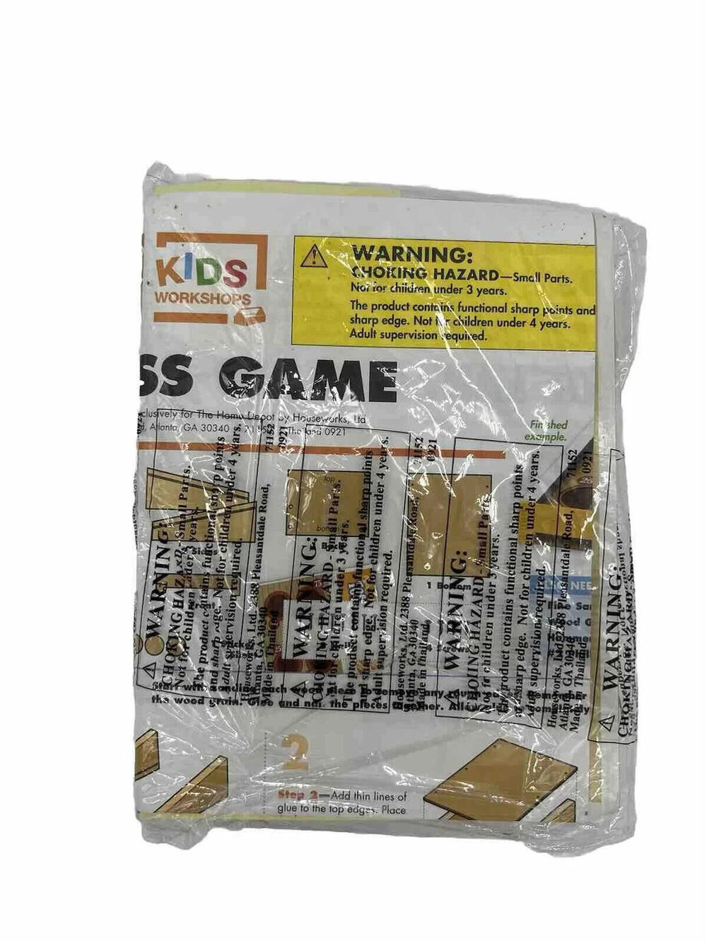 Home Depot Kids Workshop Wooden Building Kit Toss Game New With Pin January 2022